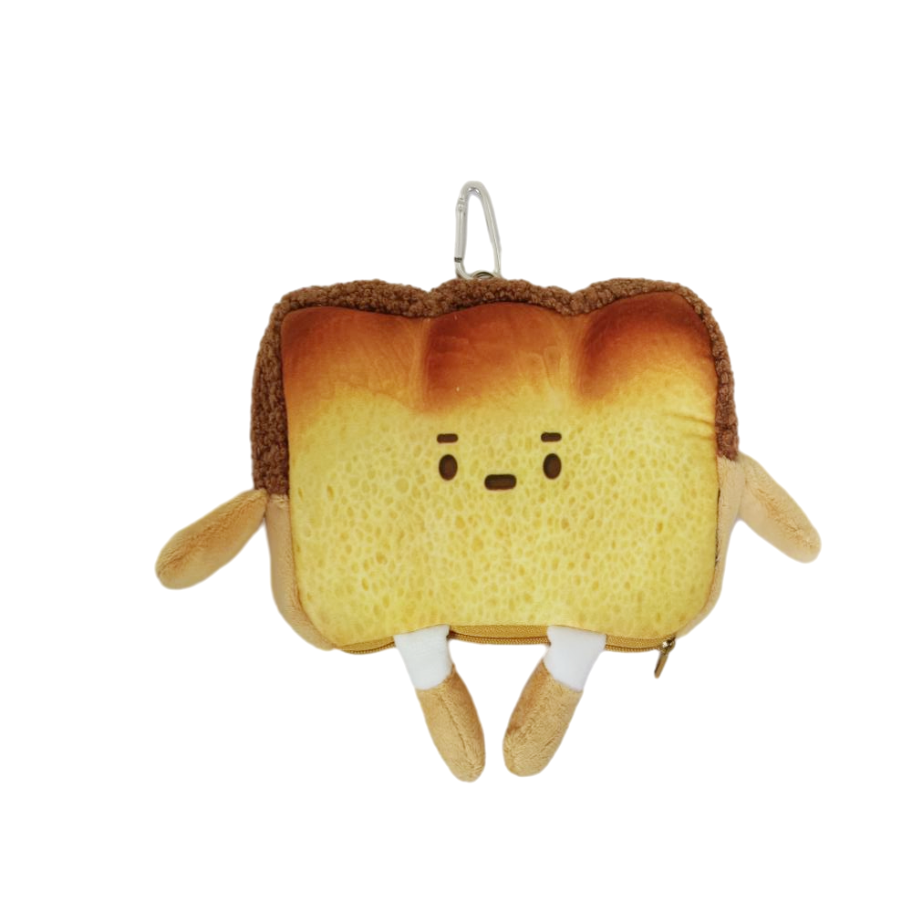 Plush keychain (bread shape)